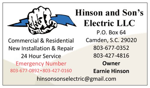 Hinson and Son’s Electric LLC