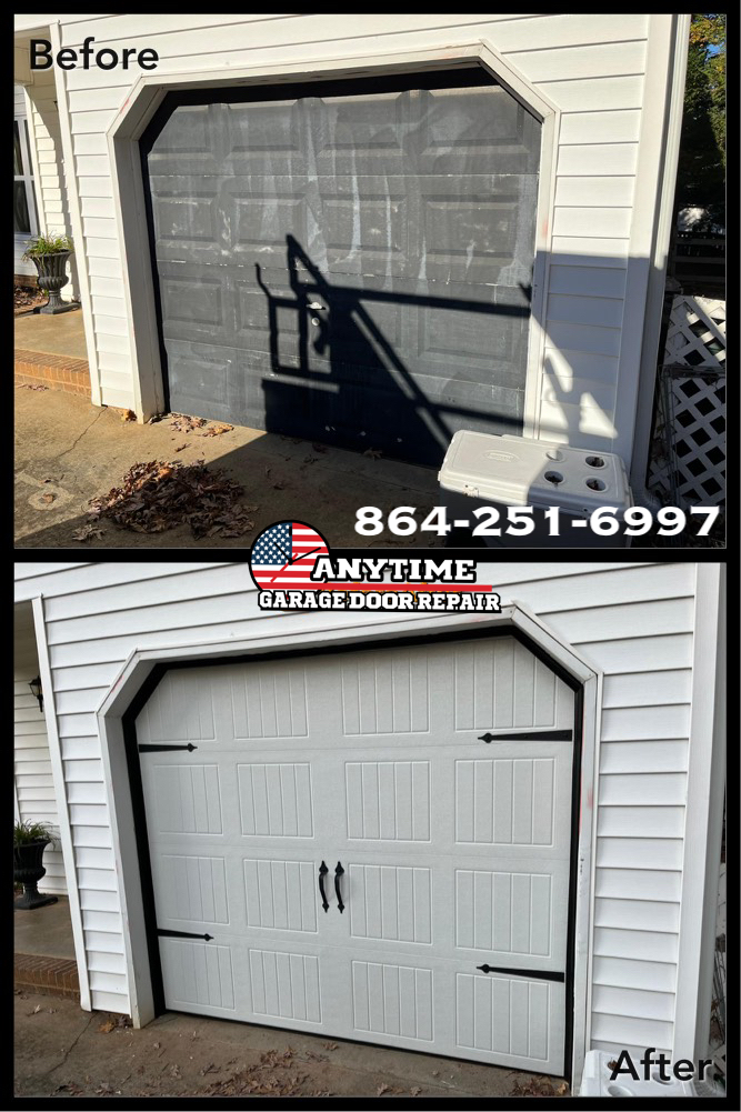 Simpsonville Anytime garage door repair